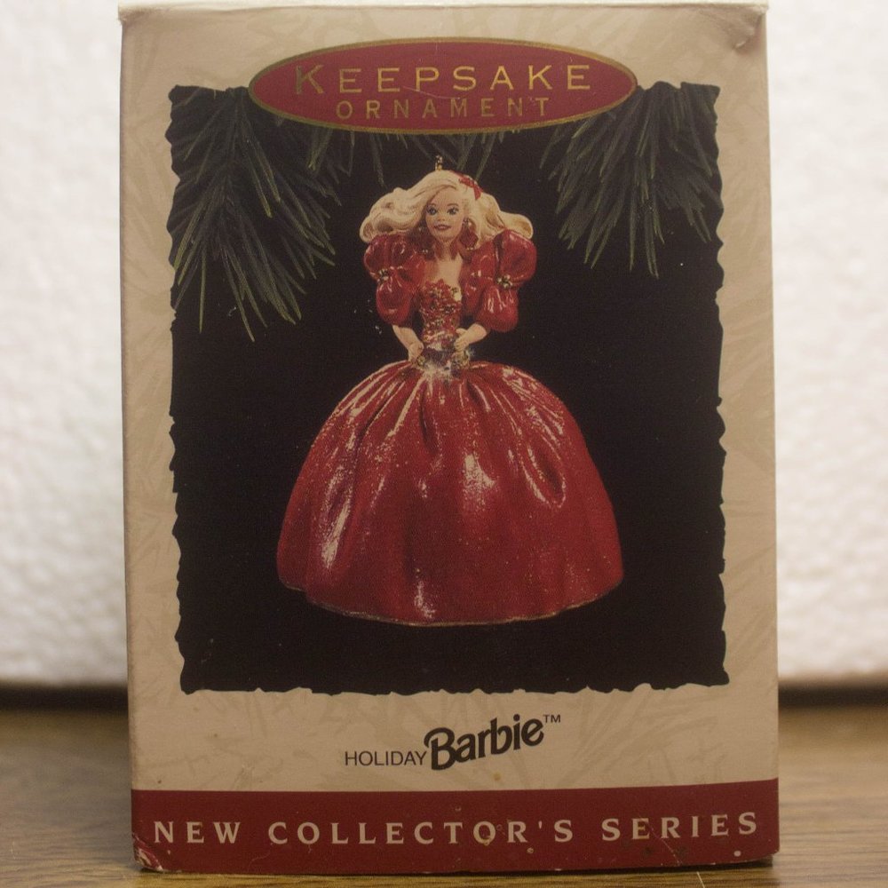 vintage 1993 barbie hallmark ornament